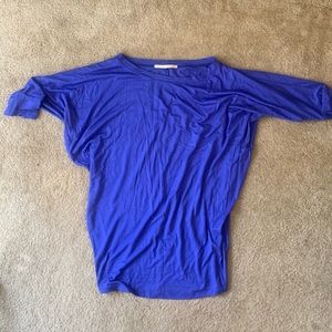 Queensland Dolman Jersey Top - Periwinke